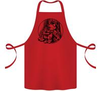 Un Refrigerate Rana Playing The Chitarra Chitarrista Cotone Grembiule 100%