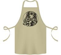 Un Refrigerate Rana Playing The Chitarra Chitarrista Cotone Grembiule 100%