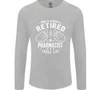 Un Retired Farmacista Looks Like Uomo Maniche