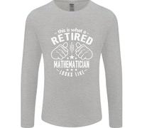 Un Retired Matematico Looks Like Uomo Maniche