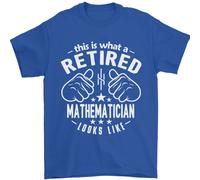 Un Retired Matematico Looks Like Uomo T-Shirt 100% Cotone