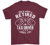 Un Retired Taxi Driver Looks Like Uomo T-Shirt 100% Cotone