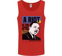 Un Ribelli Martin Luther King Nero Vive Materia Uomo Canotta Maglia