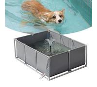 Un rivestimento per laghetto e supporto per una piscina fuori terra, adatto per giardini e piscine all'aperto resistenti, perfetto per l'uso in vacanza.