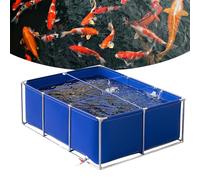 Un rivestimento per laghetto e supporto per una piscina fuori terra, adatto per giardini e piscine all'aperto resistenti, perfetto per l'uso in vacanza.