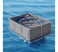 Un rivestimento per laghetto e supporto per una piscina fuori terra, adatto per giardini e piscine all'aperto resistenti, perfetto per l'uso in vacanza.