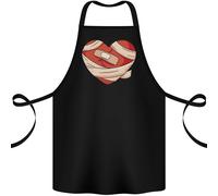 Un Rotto Cuore Anti- Valentines Giorno Cotone Singolo Grembiule 100% Biologico