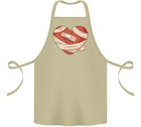 Un Rotto Cuore Anti- Valentines Giorno Cotone Singolo Grembiule 100% Biologico