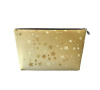 Un sacco di stelle dorate senza soluzione di continuità, Borsa da toilette Borsa per trucco Borsa per cosmetici Borsa da toilette da viaggio portatile