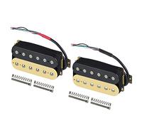 Un Set Di Doppie Bobina Per Chitarra Elettrica Pickups Bridge E Ponte Pickup Per Chitarra Parti Zebra Colore pickup