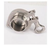 Un set di ghiera di saldatura Tri Clamp da 38 mm + Tri Clamp + guarnizione in silicone + tappo terminale in acciaio inossidabile 304