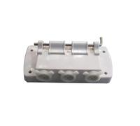 Un set di macchine for gelato BQL a testa nuda del pannello frontale for servire soft Piastra frontale di scarico bianca pezzo di ricambio senza maniglie