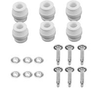 Un set di sfere in gomma ammortizzanti per assorbimento degli urti + perni anti-goccia per DJI Phantom 3 Standard Professional Advanced, ricambi per riparazione cuscini, accessori per droni