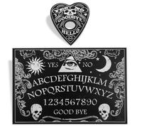 Un Set di Tavole Ouija Parlanti in Legno con Tavole Ouija Tavole Metafisiche Giochi di Divinazione Regali di Stregoneria Metafisica (Cranio)