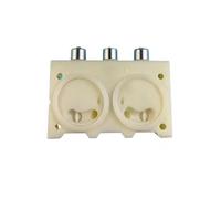 Un Set Di Valvola Di Scarico Del Blocco Del Pannello Frontale Con Piastra Frontale A Testa Nuda Compatibile Con XueMei Compatibile Con Bostone Macchine For Gelato Senza Maniglie