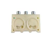 Un Set Di Valvole Di Scarico Del Blocco Del Pannello Frontale Con Piastra Frontale A Testa Nuda Compatibile Con XueMei Compatibile Con XueWang Macchine For Gelato Senza Maniglie