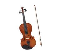 Un Set Di Violino In Legno Massello Di Dimensioni Standard Con Accessori Per Esercitarsi Professionalmente. Violino(1/4)