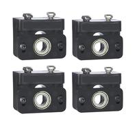 Un set for En-der 3 V2 Asse Z Vite di comando T8 Blocco di fissaggio superiore Supporto cuscinetto asta Z Parti for stampante 3D for CR10/10S, for En-der 3/3 Pro(4pcs)