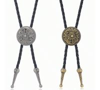 Un set monopezzo di accessori per il colletto con motivo bolo, adatto sia per uomo che per donna, ideale per l'uso quotidiano con camicie, adatto per la Festa di Ognissanti Lega di zinco