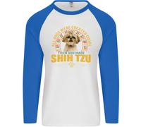 Un Shih Tzu Cane Uomo L/S Baseball T-Shirt