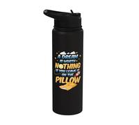 Un sogno non vale nulla se lo lasci sul cuscino Stainless Steel Insulated Water Bottle