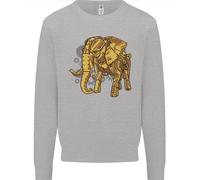 Un Steampunk Elefante Uomo Felpa Maglione