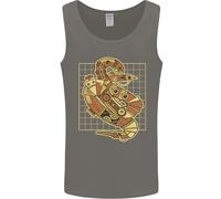 Un Steampunk Serpente Rettili Uomo Canotta Maglia