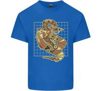 Un Steampunk Serpente Rettili Uomo Cotone T-Shirt