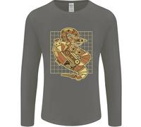 Un Steampunk Serpente Rettili Uomo Maniche