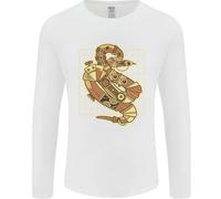 Un Steampunk Serpente Rettili Uomo Maniche