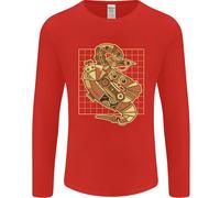 Un Steampunk Serpente Rettili Uomo Maniche