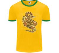 Un Steampunk Serpente Rettili Uomo Ringer Fotl