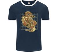Un Steampunk Serpente Rettili Uomo Ringer Fotl