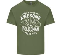 Un Stupenda Poliziotto Looks Like Uomo Cotone T-Shirt