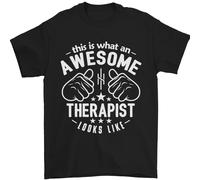 Un Stupenda Terapeuta Looks Like Uomo T-Shirt 100% Cotone