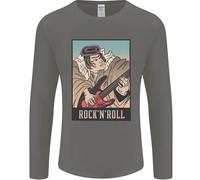 Un Sumo Wrestler Giocare The Chitarra Elettrica Uomo Maniche