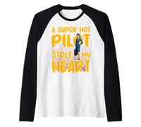 Un Super Hot Pilot mi ha rubato il cuore Maglia con Maniche Raglan