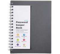 Un taccuino a 6 spirali per scrivere e scrivere con password indicizzate, organizer per la casa