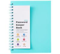 Un taccuino a 6 spirali per scrivere e scrivere con password indicizzate, organizer per la casa