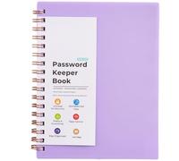 Un taccuino a 6 spirali per scrivere e scrivere con password indicizzate, organizer per la casa