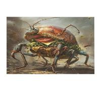 Un tappeto da ingresso con insetti giganti, antiscivolo, morbido, con retro in gomma, super assorbente, per ingresso, camera da letto, ufficio, cucina, decorazione per la casa