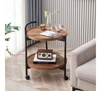 Un tavolino da caffè minimalista, uno scaffale portaoggetti semplice, un comodino leggero di lusso in stile scandinavo, un comodino moderno e un tavolino laterale per il divano nel soggiorno. Pannelli