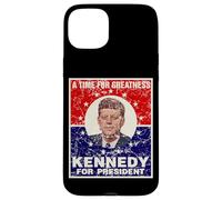 Un tempo per la grandezza John F. Kennedy per il presidente invecchiato JFK Custodia per iPhone 15 Plus