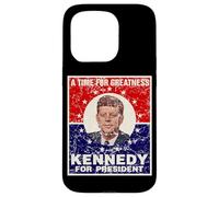 Un tempo per la grandezza John F. Kennedy per il presidente invecchiato JFK Custodia per iPhone 15 Pro