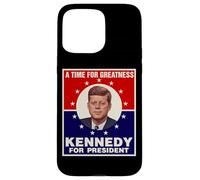 Un tempo per la grandezza John F. Kennedy per il presidente JFK Custodia per iPhone 15 Pro Max