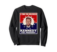 Un Tempo per la grandezza John F. Kennedy per Il Presidente JFK Felpa
