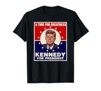 Un Tempo per la grandezza John F. Kennedy per Il Presidente JFK Maglietta