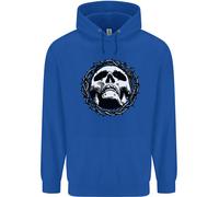 Un Teschio In Spine Gotico Cristo Gesù Felpa Uomo