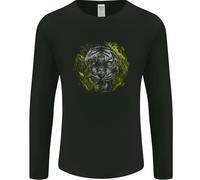 Un Tigre Nel Hawaiian Grass Uomo Maniche