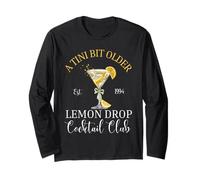 Un Tini Bit Older Lemon Drop Martini Cocktail Club Maglia a Manica